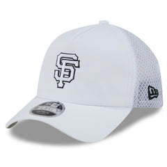 San Francisco Giants 2026 Batting Practice Apex 9FORTY Adjustable Trucker Hat White | New Era