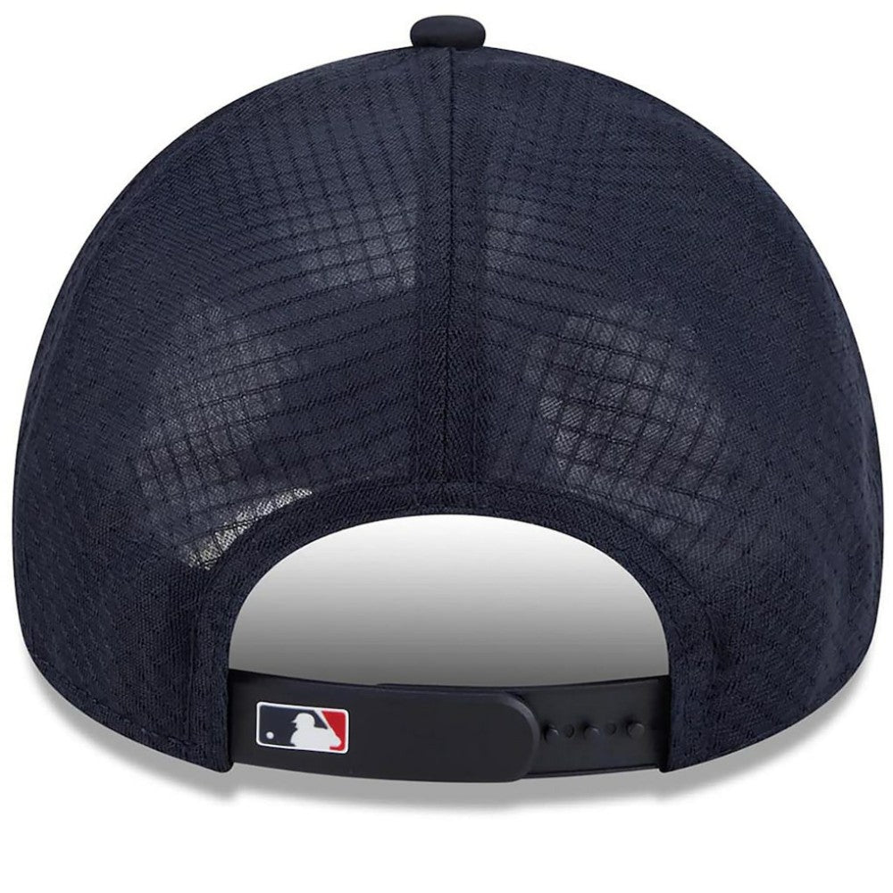 St. Louis Cardinals 2026 Batting Practice Apex 9FORTY Adjustable Trucker Hat Navy | New Era