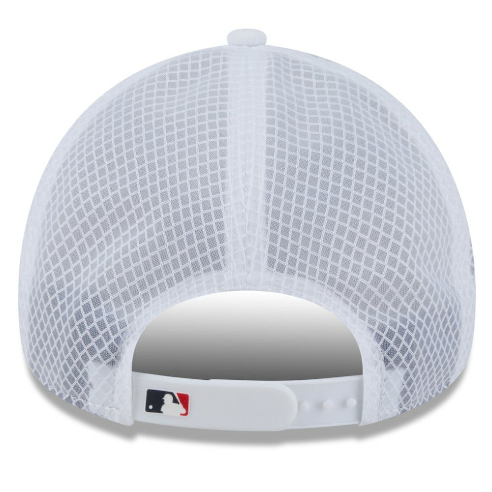 St. Louis Cardinals 2026 Batting Practice Apex 9FORTY Adjustable Trucker Hat White | New Era