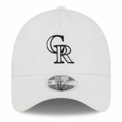 Colorado Rockies 2026 Batting Practice Apex 9FORTY Adjustable Trucker Hat White | New Era