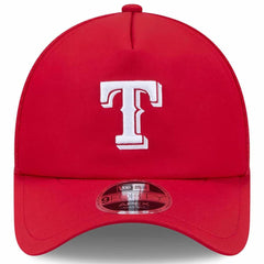 Texas Rangers 2026 Batting Practice Apex 9FORTY Adjustable Trucker Hat Red | New Era