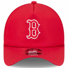 Boston Red Sox 2026 Batting Practice Apex 9FORTY Adjustable Trucker Hat Red | New Era