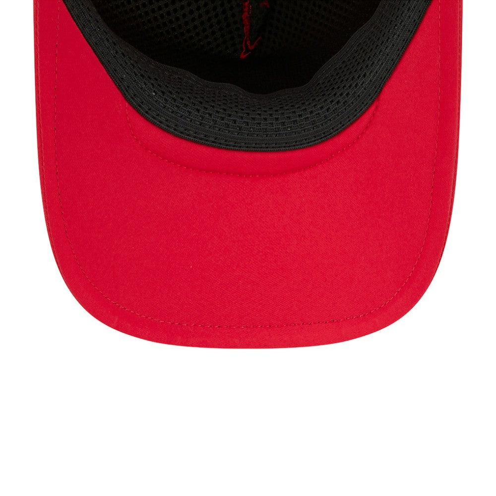 Chicago Cubs 2026 Batting Practice Apex 9FORTY Adjustable Trucker Hat Red | New Era