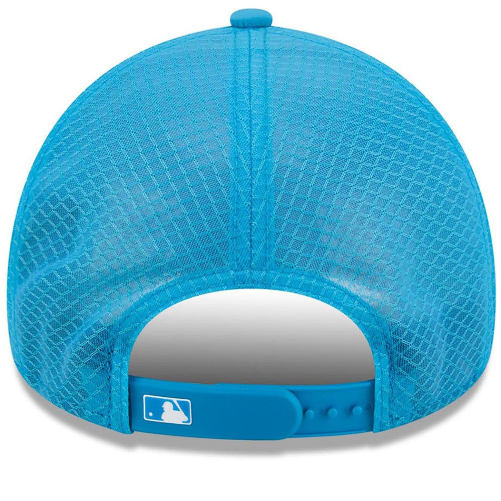 Miami Marlins 2026 Batting Practice Apex 9FORTY Adjustable Trucker Hat Blue | New Era