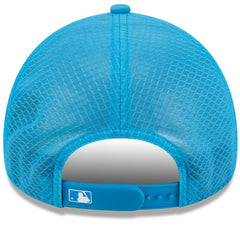 Miami Marlins 2026 Batting Practice Apex 9FORTY Adjustable Trucker Hat Blue | New Era