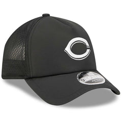 Cincinnati Reds 2026 Batting Practice Apex 9FORTY Adjustable Trucker Hat Black | New Era