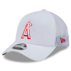 Los Angeles Angels 2026 Batting Practice Apex 9FORTY Adjustable Trucker Hat White | New Era