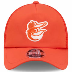 Baltimore Orioles 2026 Batting Practice Apex 9FORTY Adjustable Trucker Hat Orange | New Era