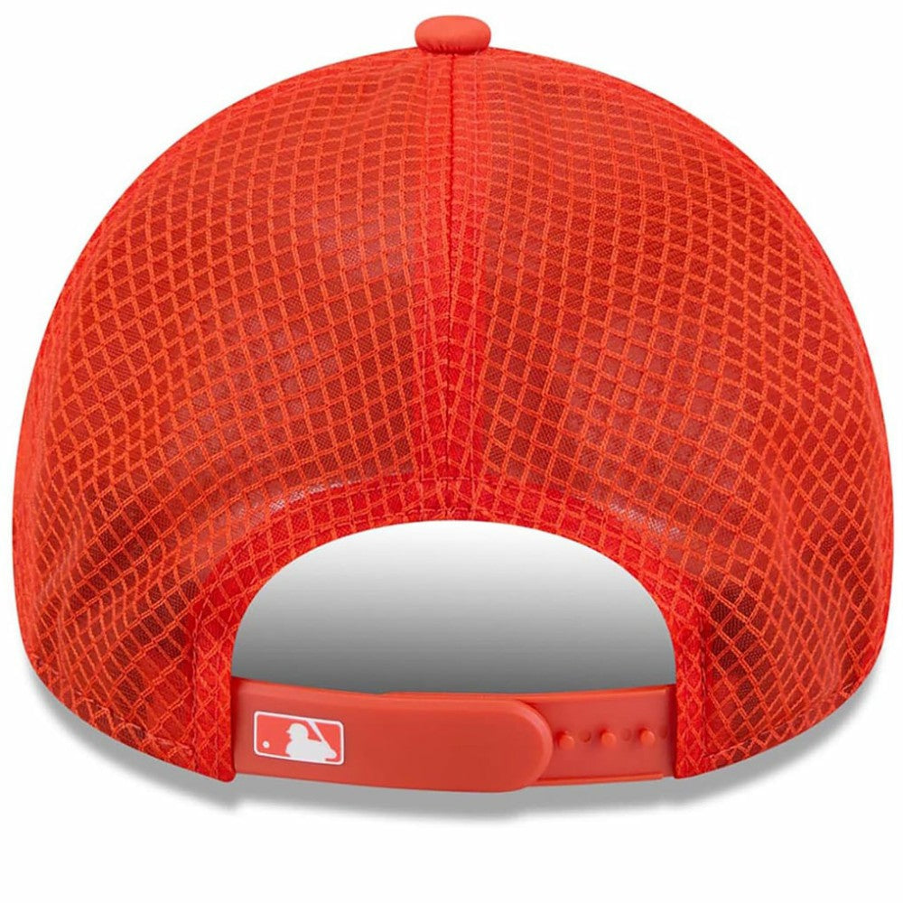 Baltimore Orioles 2026 Batting Practice Apex 9FORTY Adjustable Trucker Hat Orange | New Era