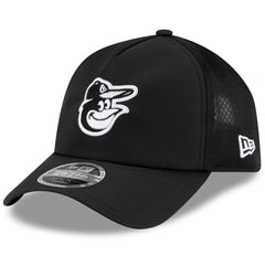 Baltimore Orioles 2026 Batting Practice Apex 9FORTY Adjustable Trucker Hat Black | New Era
