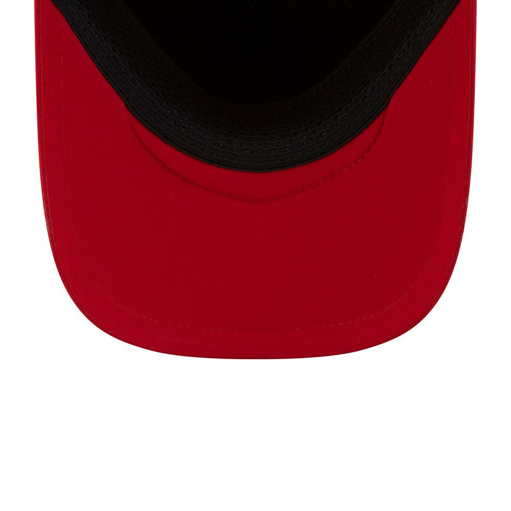 Los Angeles Angels 2026 Batting Practice Apex 9FORTY Adjustable Trucker Hat Red | New Era