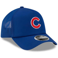Chicago Cubs 2026 Batting Practice Apex 9FORTY Adjustable Trucker Hat Royal | New Era