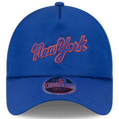 New York Mets 2026 Batting Practice Apex 9FORTY Adjustable Trucker Hat Royal | New Era