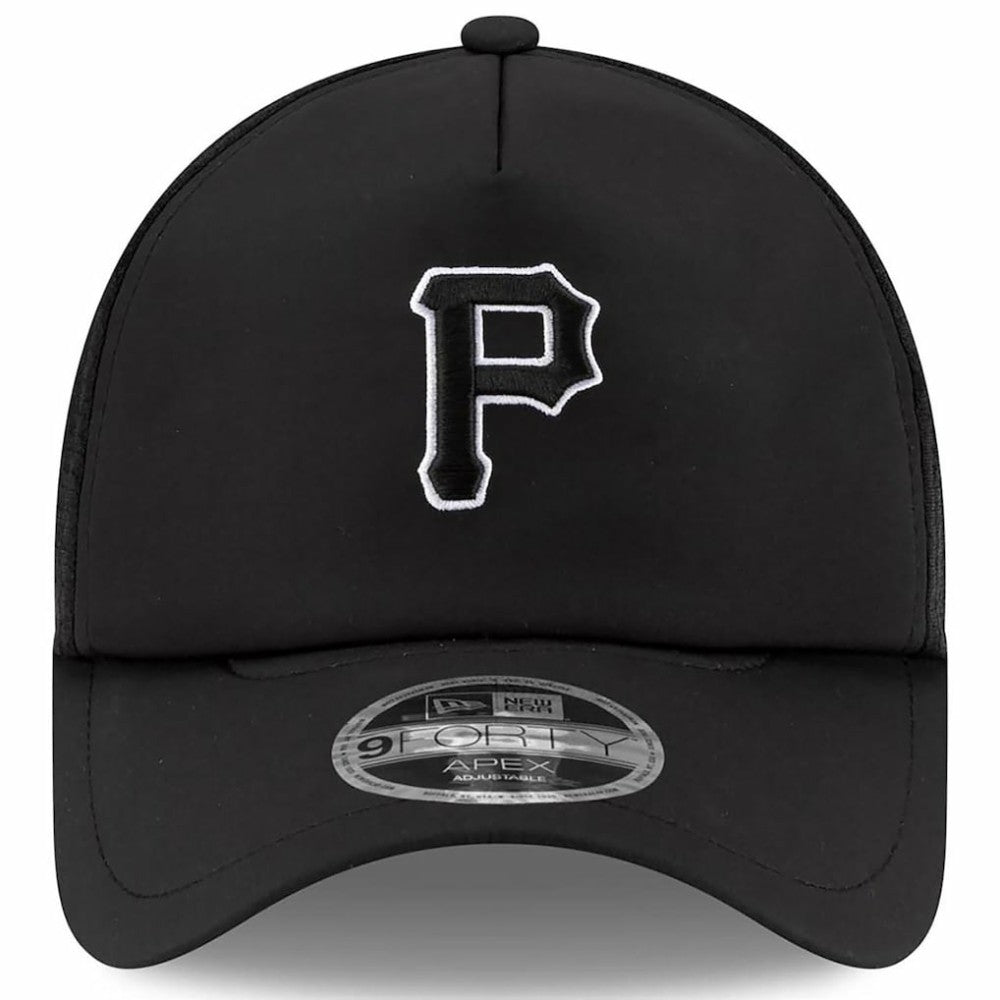 Pittsburgh Pirates 2026 Batting Practice Apex 9FORTY Adjustable Trucker Hat Black | New Era