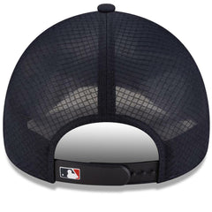 Cleveland Guardians 2026 Batting Practice Apex 9FORTY Adjustable Trucker Hat Navy | New Era