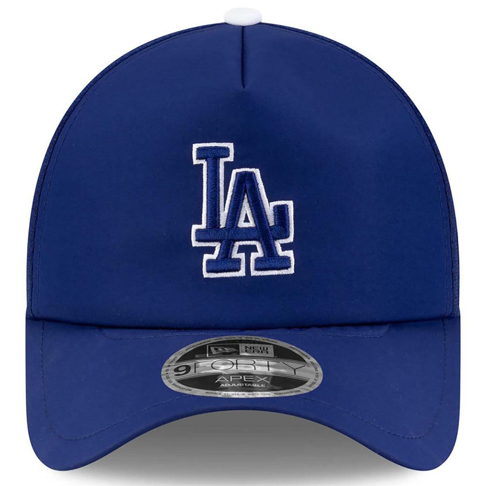 Los Angeles Dodgers 2026 Batting Practice Apex 9FORTY Adjustable Trucker Hat Royal | New Era