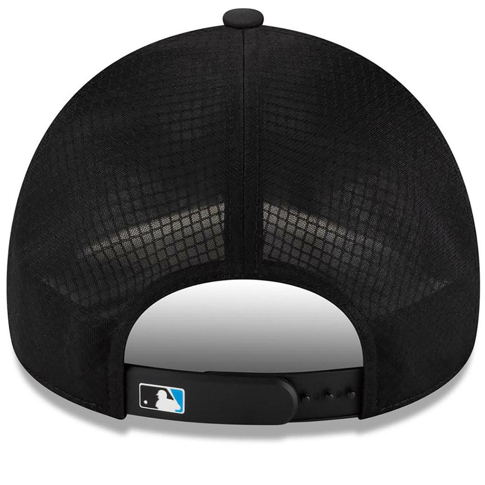 Miami Marlins 2026 Batting Practice Apex 9FORTY Adjustable Trucker Hat Black | New Era