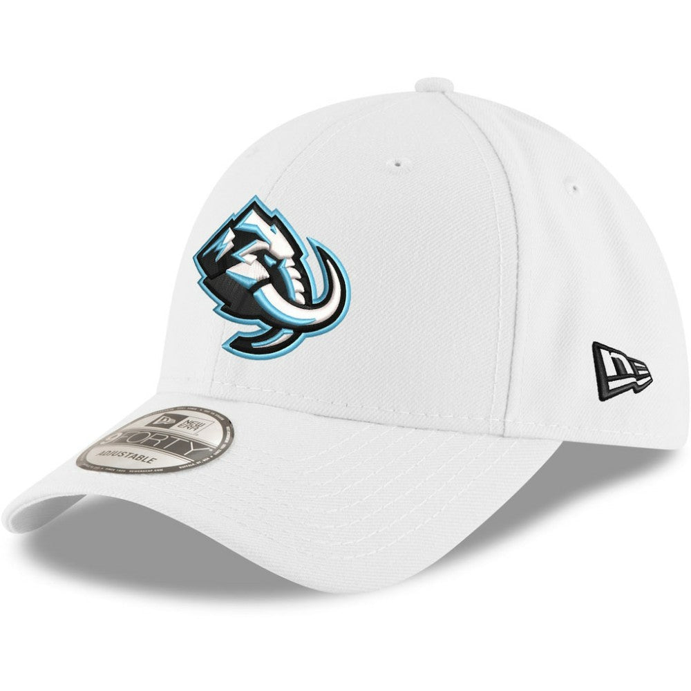 Utah Mammoth New Era 9FORTY Adjustable Hat White