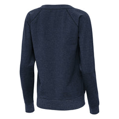 Los Angeles Angels Antigua Women's Varsity Tri-Blend V-Neck Long Sleeve T-Shirt Heather Navy