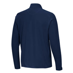 Milwaukee Brewers Antigua Step Up Quarter-Zip Pullover Navy