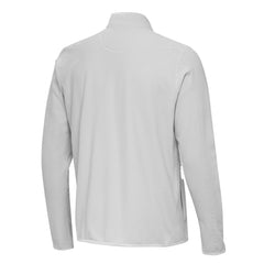 Chicago Cubs Antigua Step Up Quarter-Zip Pullover Gray