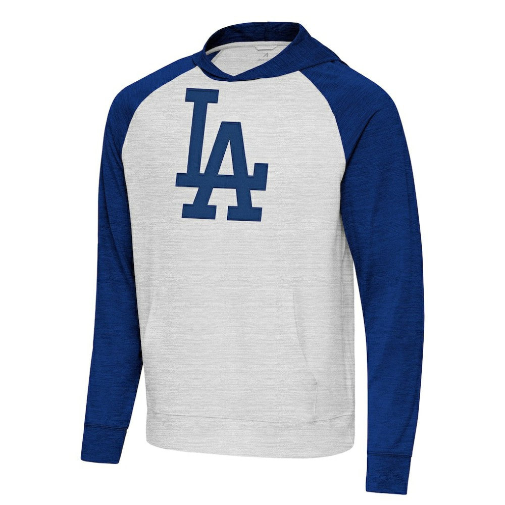 Los Angeles Dodgers Antigua Urgent Pullover Hoodie Royal/Gray
