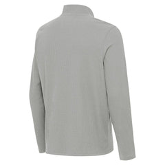 Philadelphia Phillies Antigua Sync Tri-Blend Quarter-Zip Pullover Heather Gray