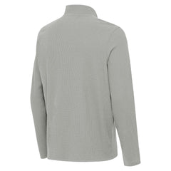 Kansas City Royals Antigua Sync Tri-Blend Quarter-Zip Pullover Heather Gray