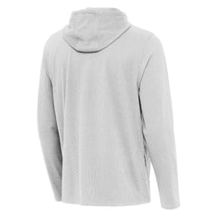 Kansas City Royals Antigua Connected Quarter-Zip Pullover Hoodie Gray