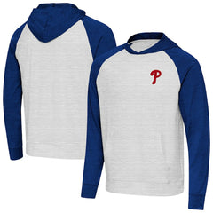 Philadelphia Phillies Antigua Urgent Pullover Hoodie Royal/Gray