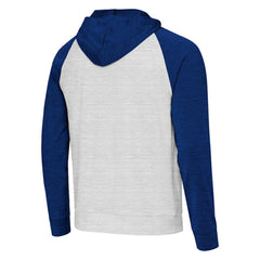 Texas Rangers Antigua Urgent Pullover Hoodie Royal/Gray