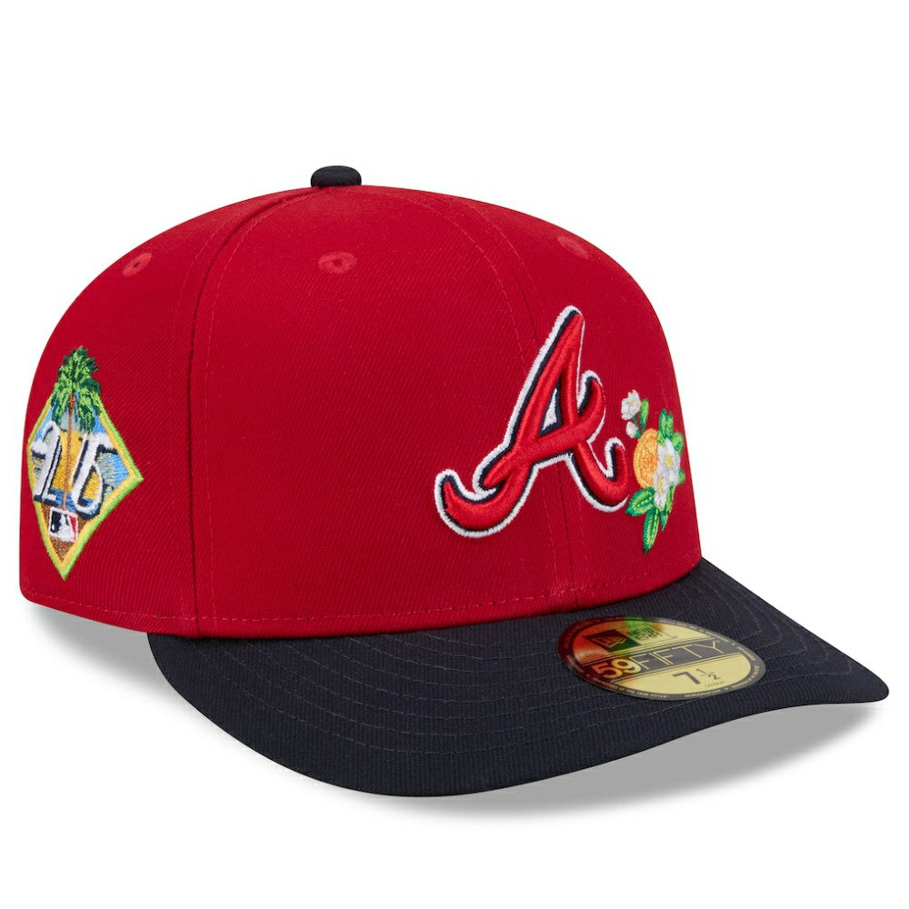 Atlanta Braves 2026 Spring Training 59FIFTY Fitted Hat Red/Navy | New Era