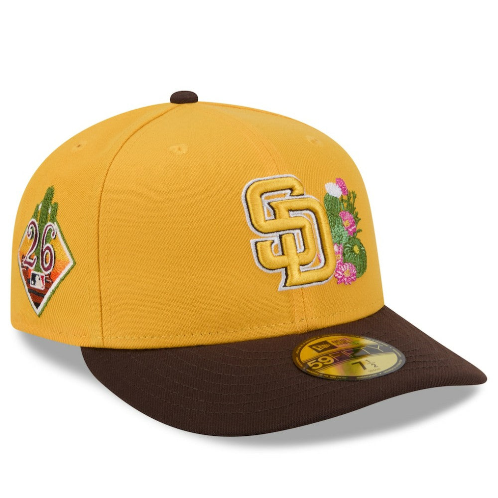 San Diego Padres 2026 Spring Training 59FIFTY Fitted Hat Gold/Brown | New Era