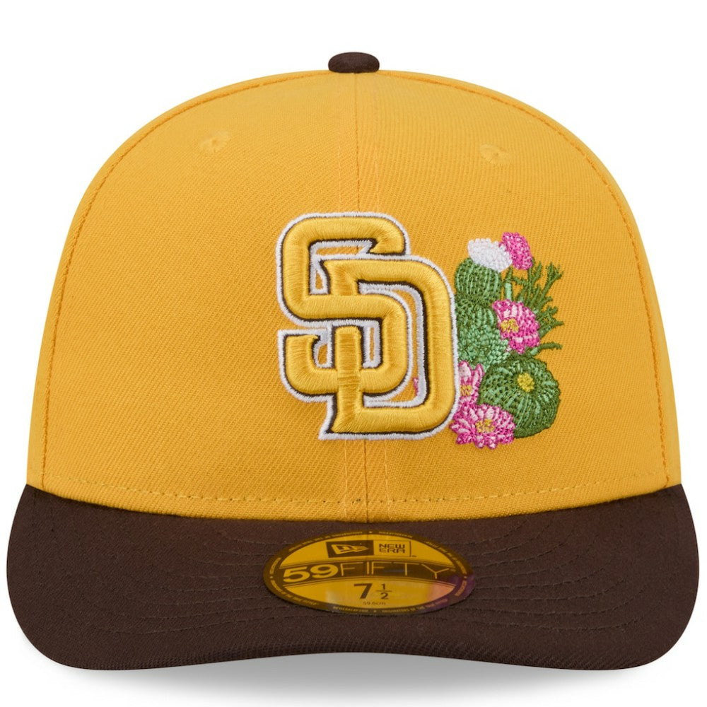 San Diego Padres 2026 Spring Training 59FIFTY Fitted Hat Gold/Brown | New Era