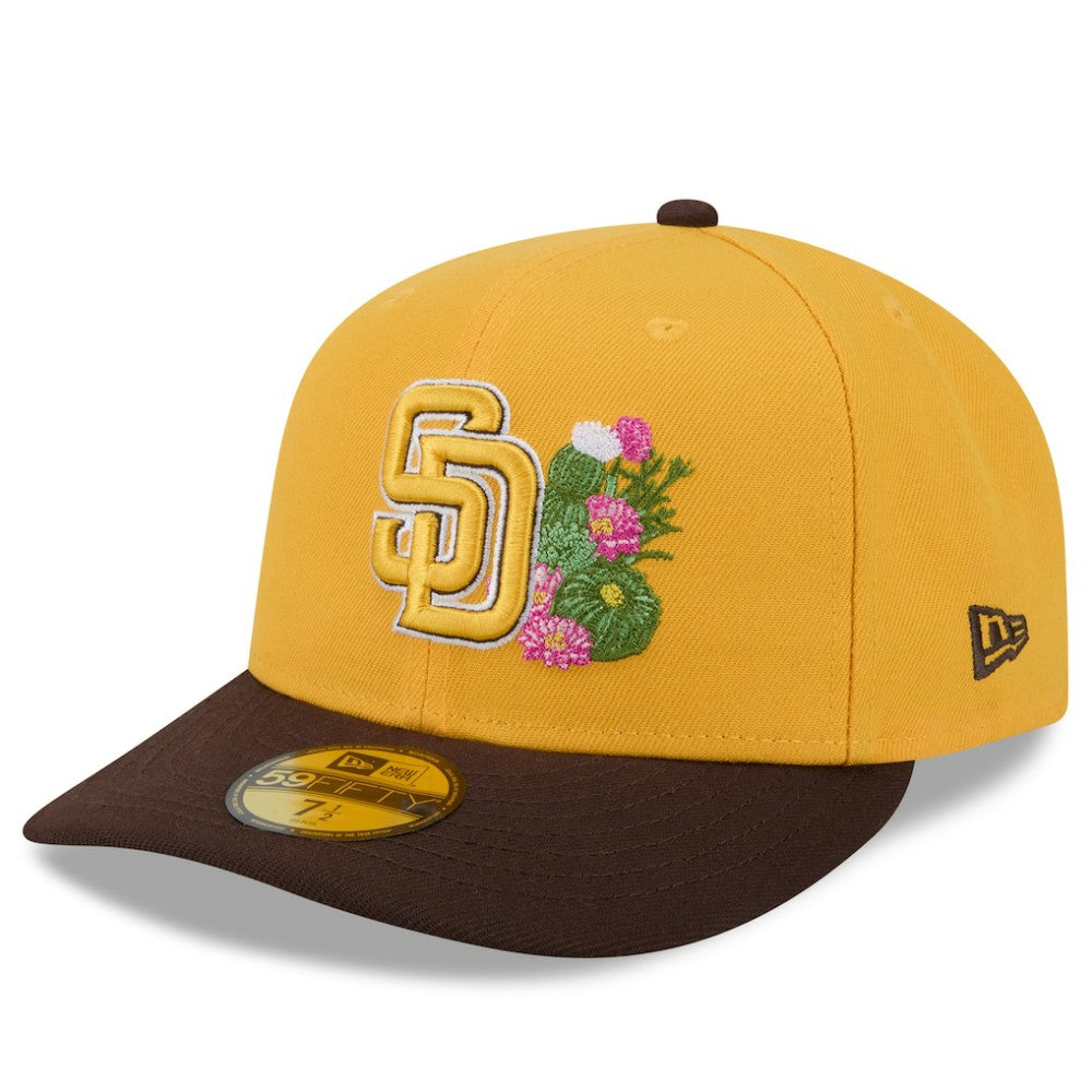 San Diego Padres 2026 Spring Training 59FIFTY Fitted Hat Gold/Brown | New Era