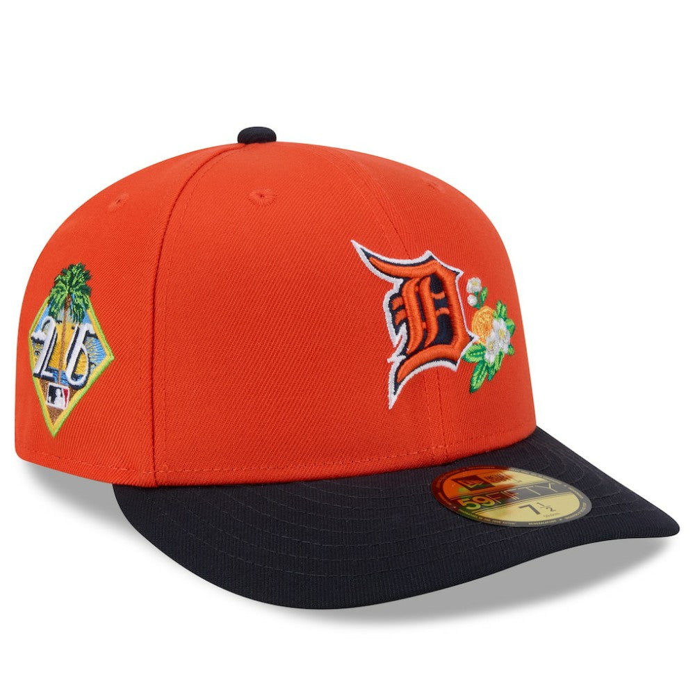 Detroit Tigers 2026 Spring Training 59FIFTY Fitted Hat Orange/Navy | New Era