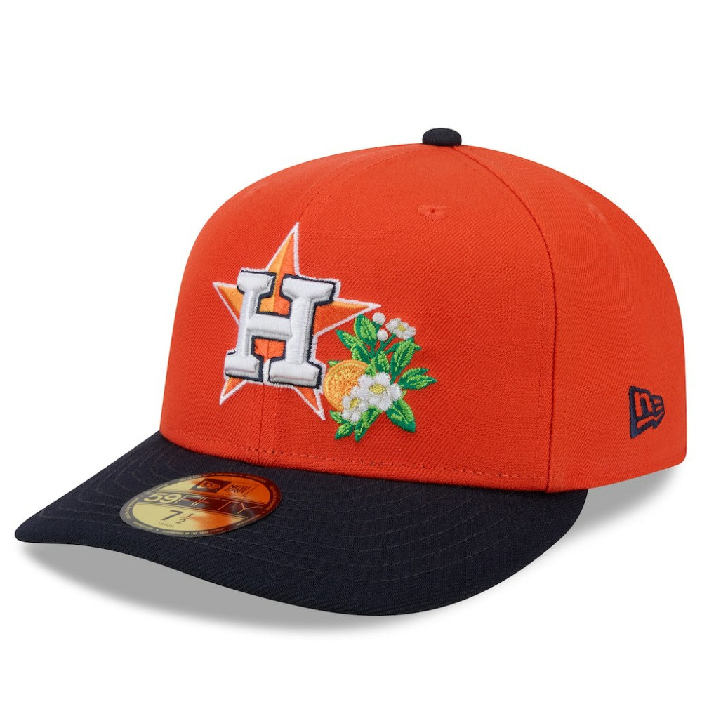 Houston Astros 2026 Spring Training 59FIFTY Fitted Hat Orange/Navy | New Era
