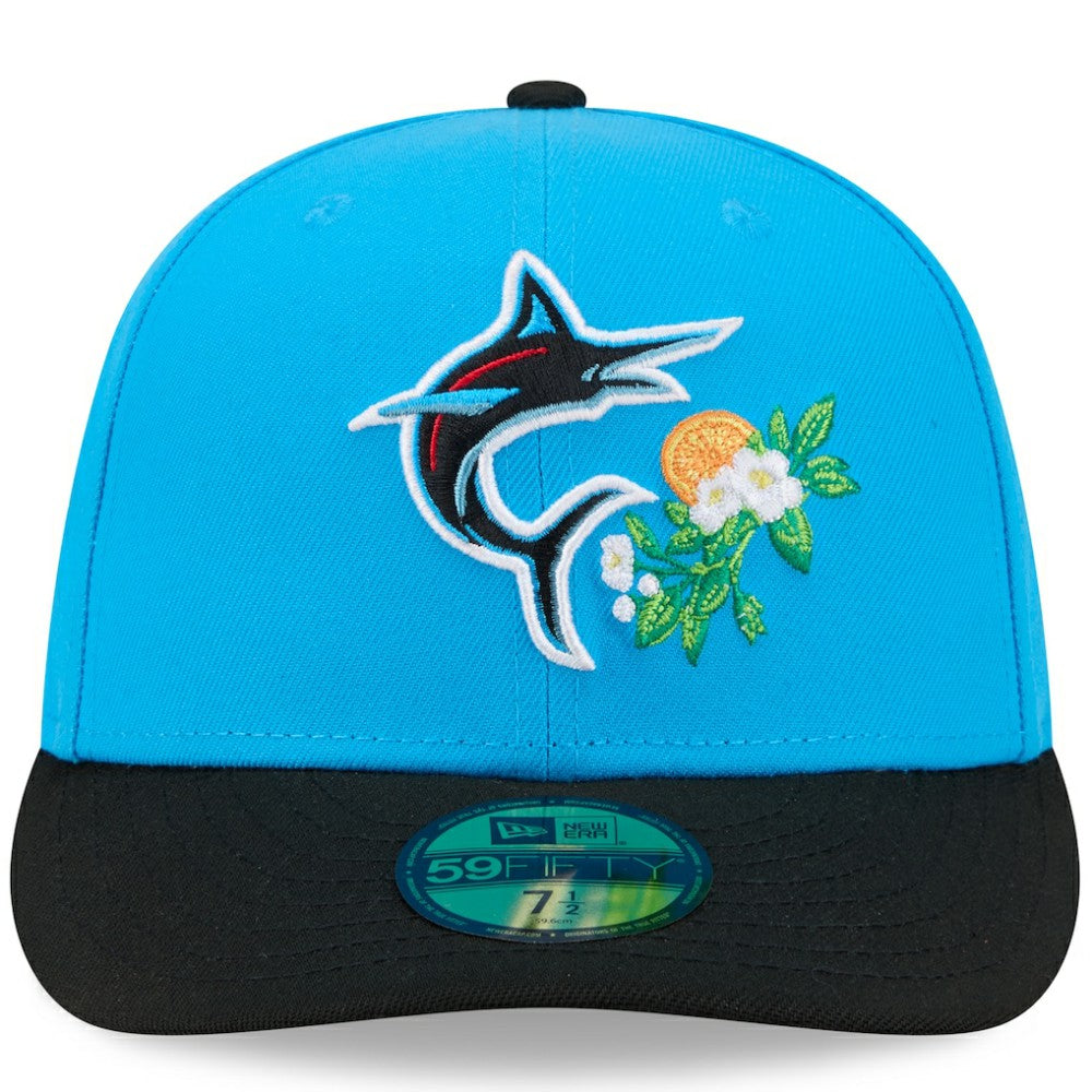 Miami Marlins 2026 Spring Training 59FIFTY Fitted Hat Blue/Black | New Era