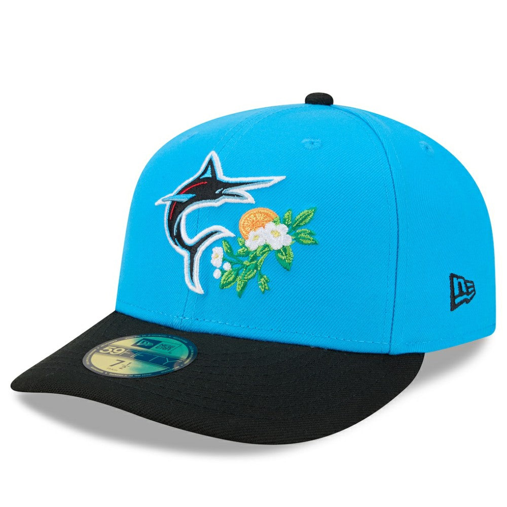 Miami Marlins 2026 Spring Training 59FIFTY Fitted Hat Blue/Black | New Era