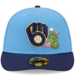 Milwaukee Brewers 2026 Spring Training 59FIFTY Fitted Hat Light Blue/Navy | New Era