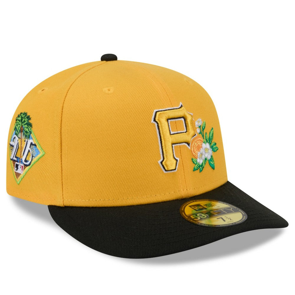 Pittsburgh Pirates 2026 Spring Training 59FIFTY Fitted Hat Gold/Black | New Era