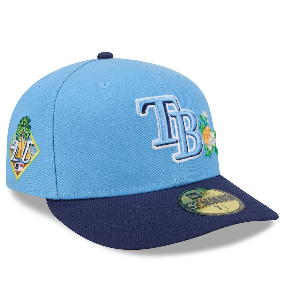 Tampa Bay Rays 2026 Spring Training 59FIFTY Fitted Hat Light Blue/Navy | New Era
