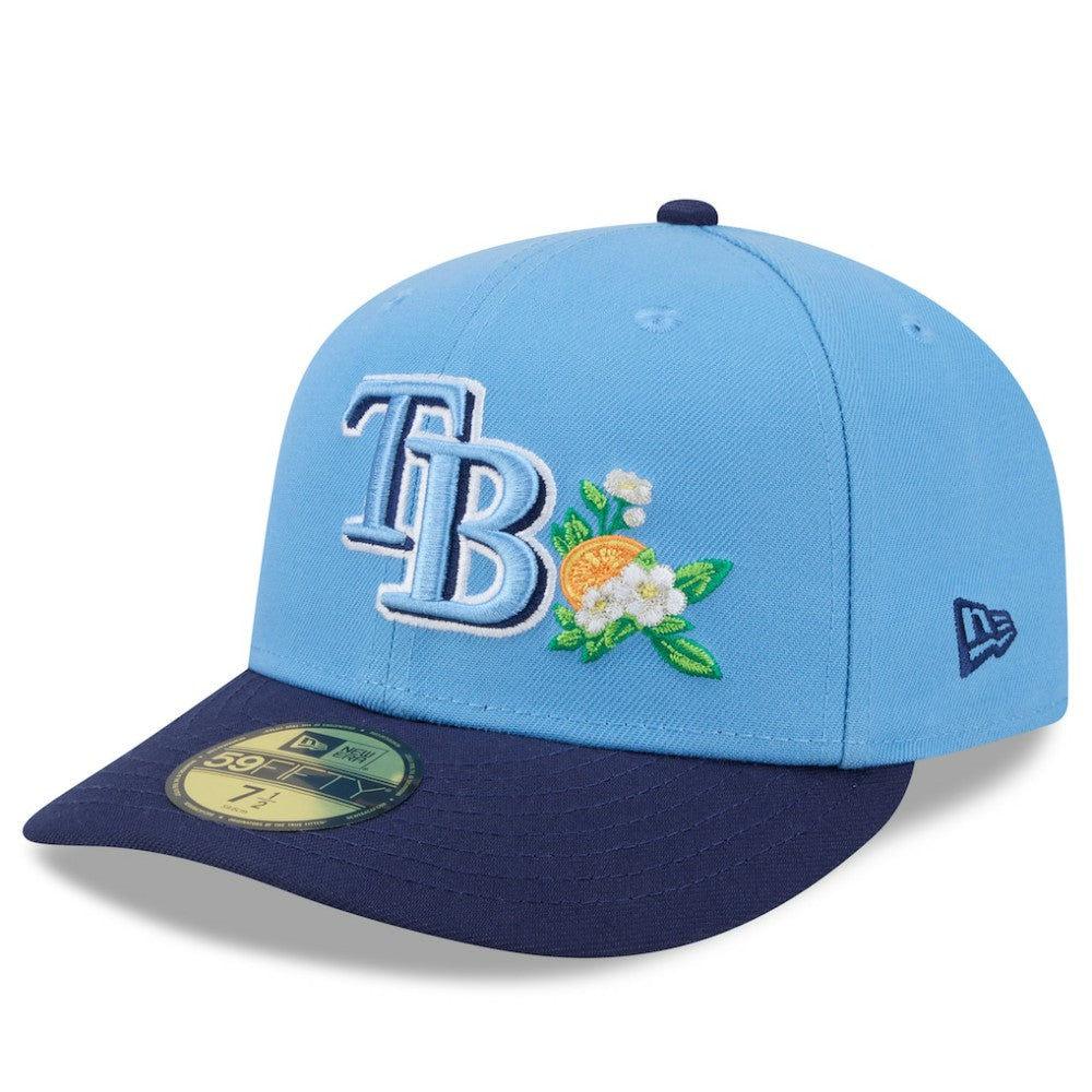 Tampa Bay Rays 2026 Spring Training 59FIFTY Fitted Hat Light Blue/Navy | New Era