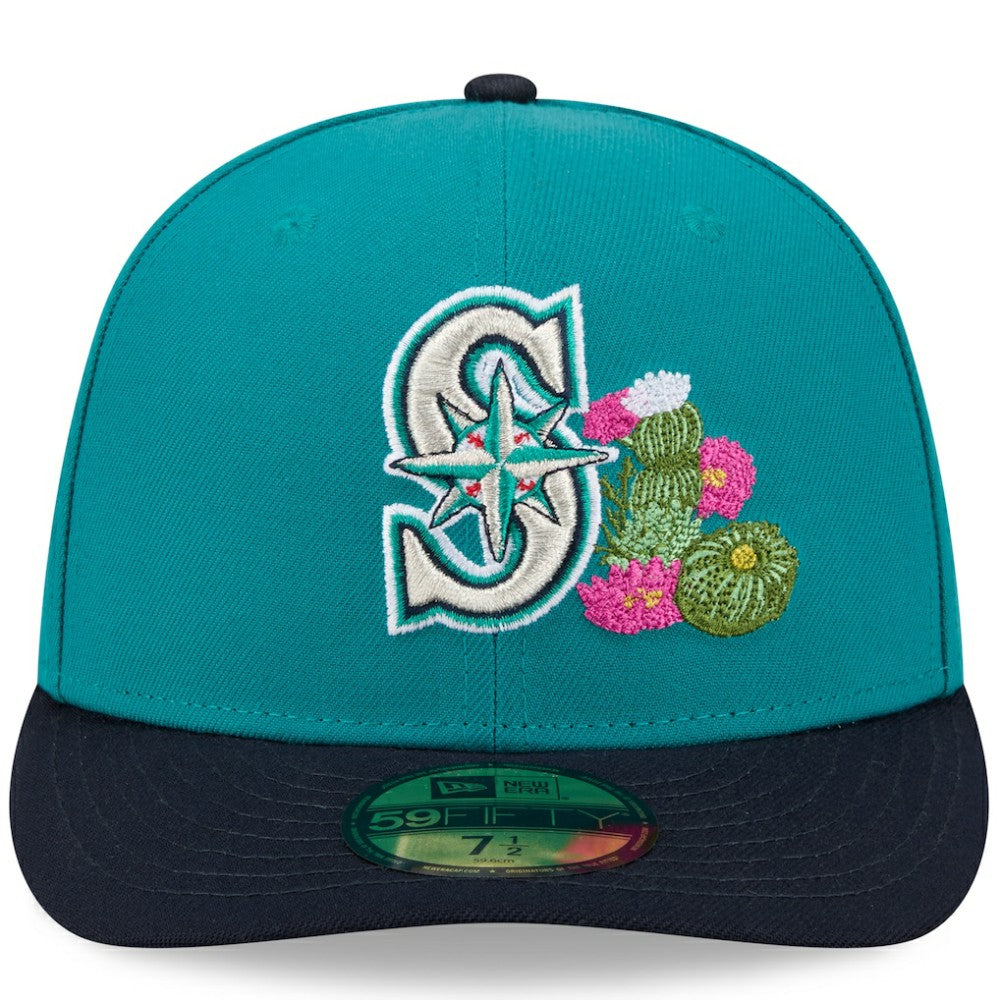 Seattle Mariners 2026 Spring Training 59FIFTY Fitted Hat Teal/Navy | New Era