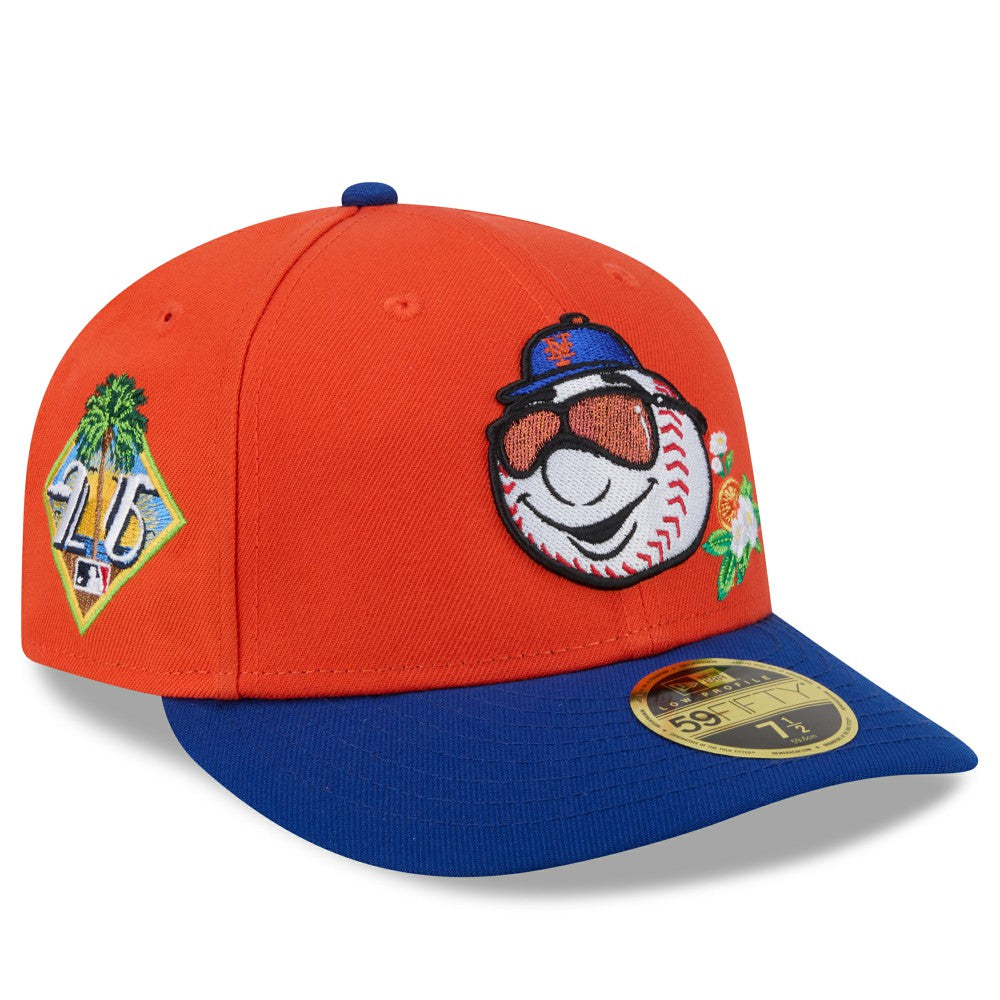 New York Mets 2026 Spring Training Low Profile 59FIFTY Fitted Hat Orange/Royal | New Era