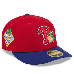 Philadelphia Phillies 2026 Spring Training Low Profile 59FIFTY Fitted Hat Red/Royal | New Era