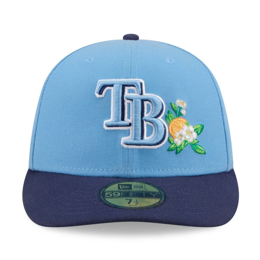 Tampa Bay Rays 2026 Spring Training Low Profile 59FIFTY Fitted Hat Light Blue/Navy | New Era