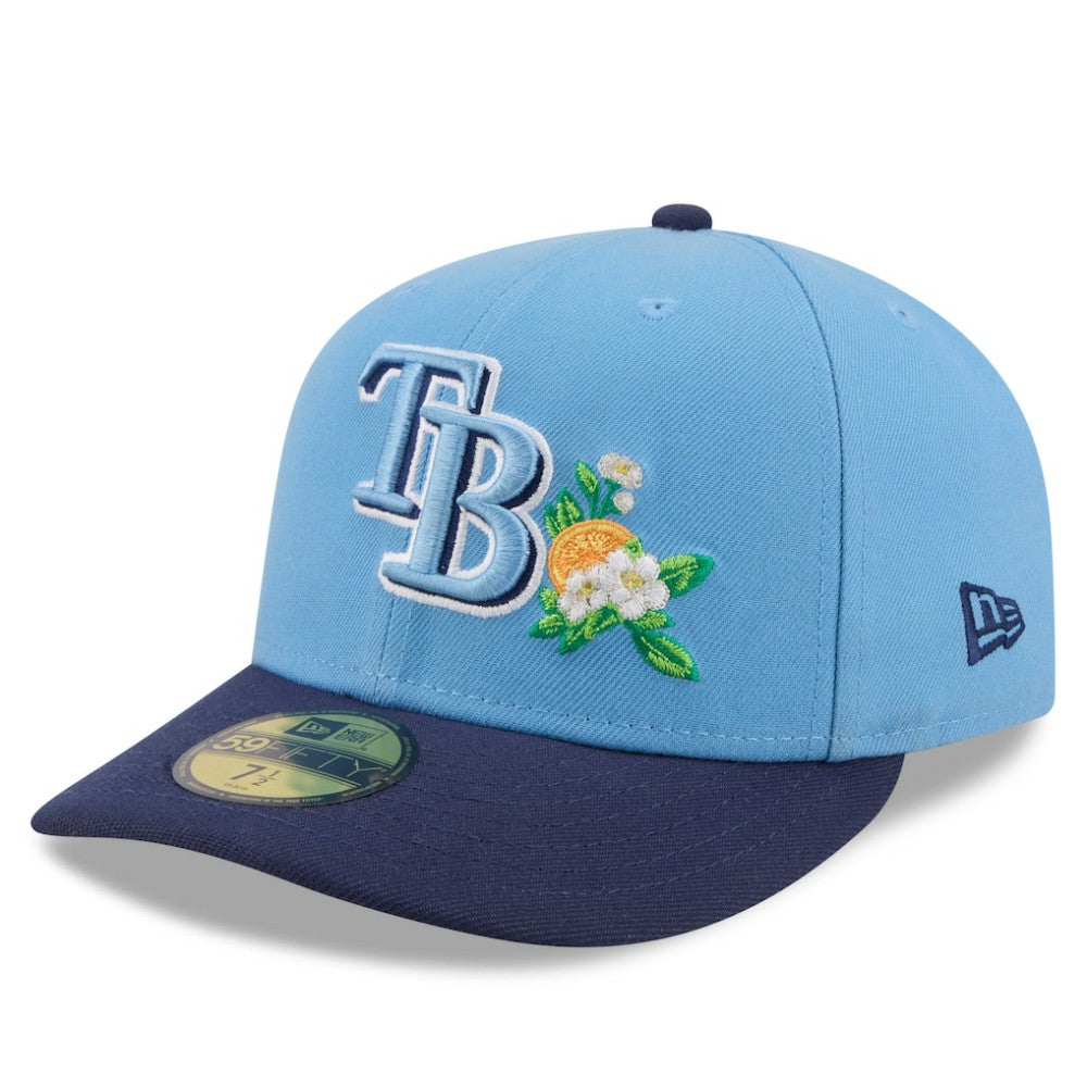 Tampa Bay Rays 2026 Spring Training Low Profile 59FIFTY Fitted Hat Light Blue/Navy | New Era