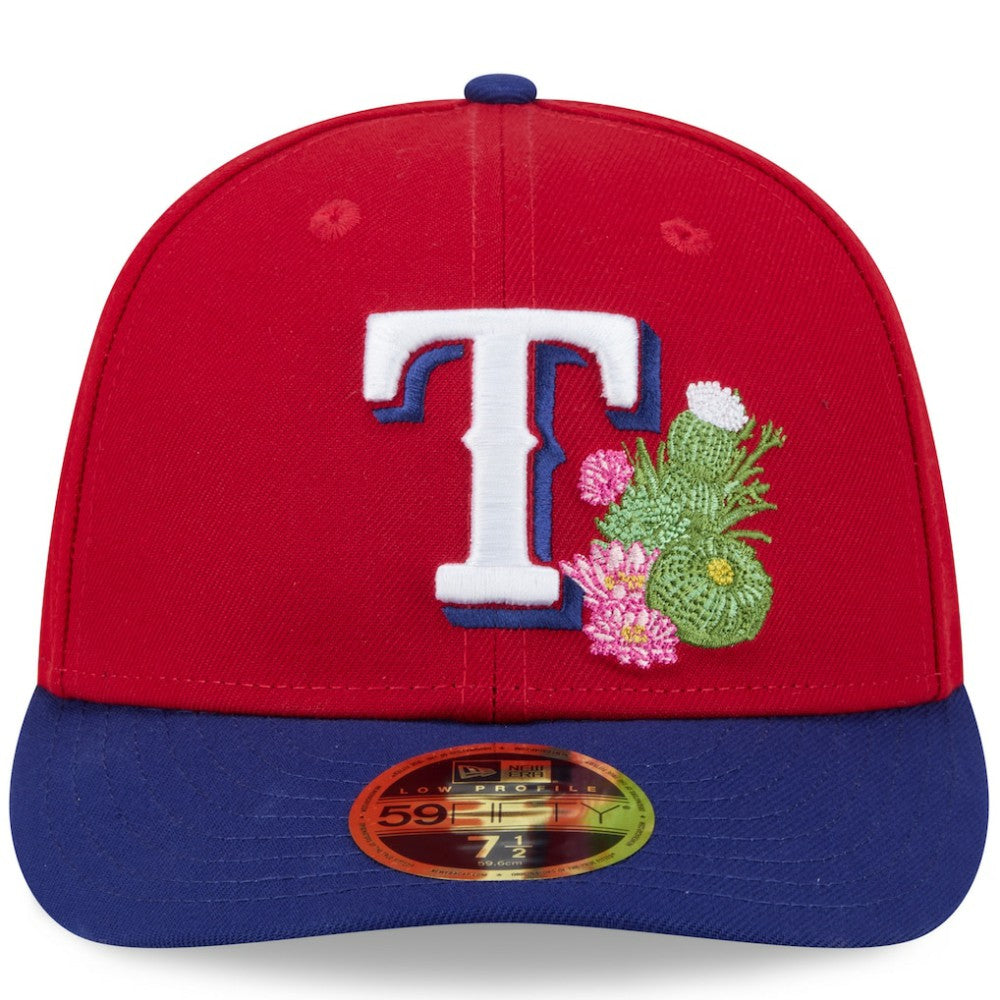 Texas Rangers 2026 Spring Training Low Profile 59FIFTY Fitted Hat Red/Royal | New Era