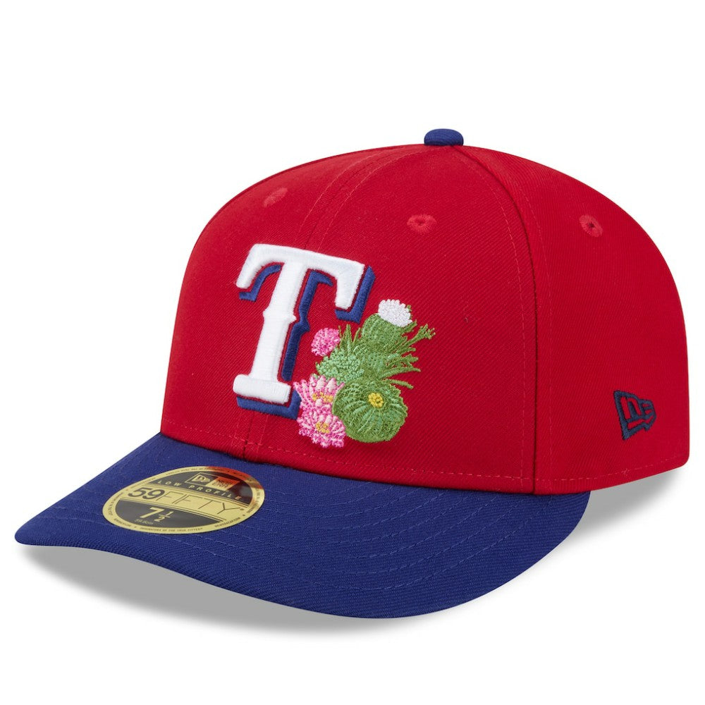 Texas Rangers 2026 Spring Training Low Profile 59FIFTY Fitted Hat Red/Royal | New Era